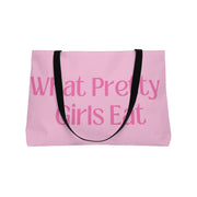 Grocery Tote Bag - "What Pretty Girls Eat"