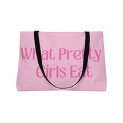 Grocery Tote Bag - "What Pretty Girls Eat"